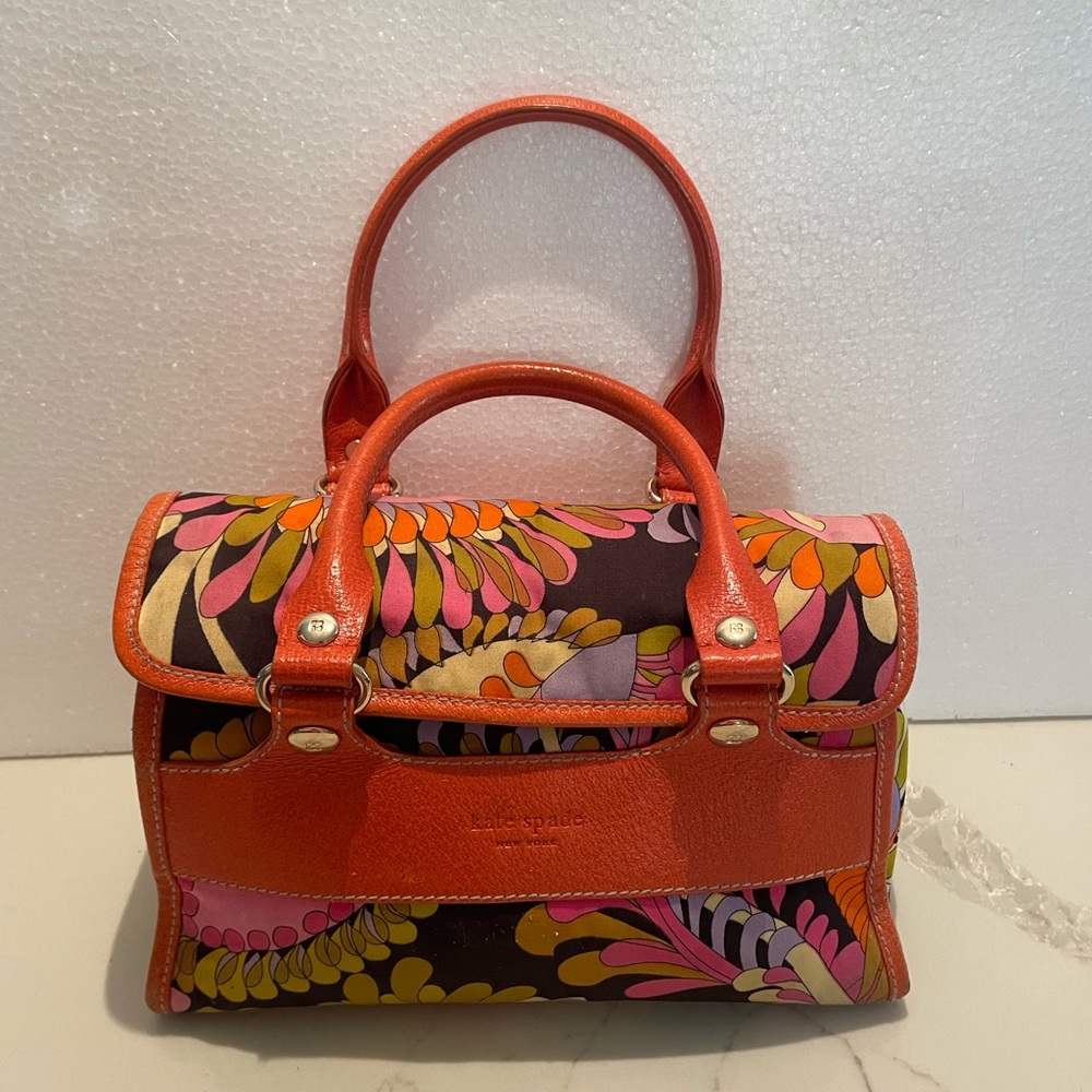 Vintage Kate Spade floral satchel